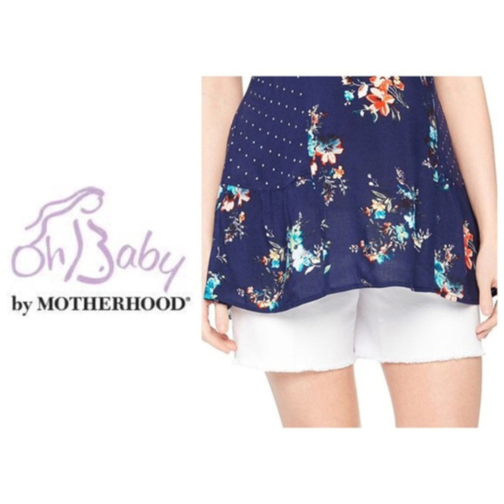OH Baby Motherhood Maternity Jean Short S M L XL - Picture 1 of 5